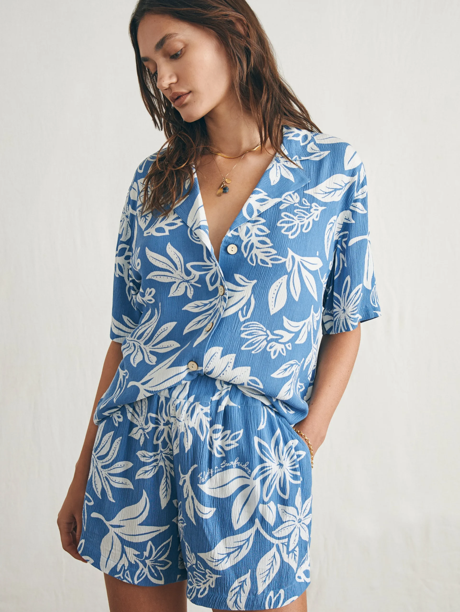 Online Surfrider Cabana Camp Shirt - Women Shirts & Tops