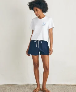 Sale Surfrider Sunwashed Cropped Tee - Women T-Shirts