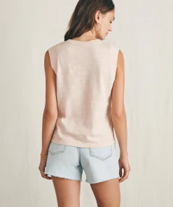 Clearance Surfrider Sunwashed Slub Muscle Tank - Women T-Shirts