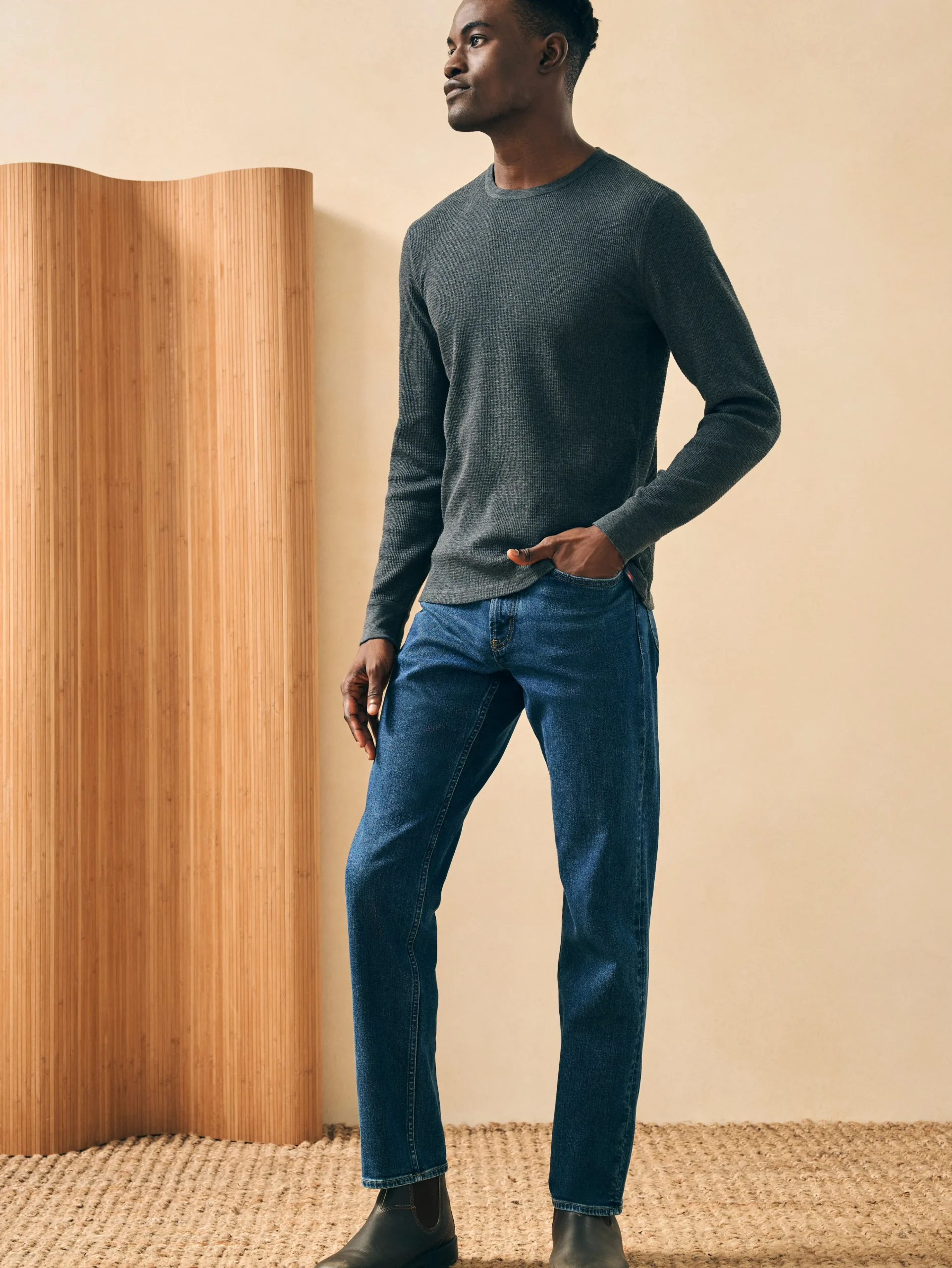 Online Surplus Waffle Crew - T-Shirts & Henleys