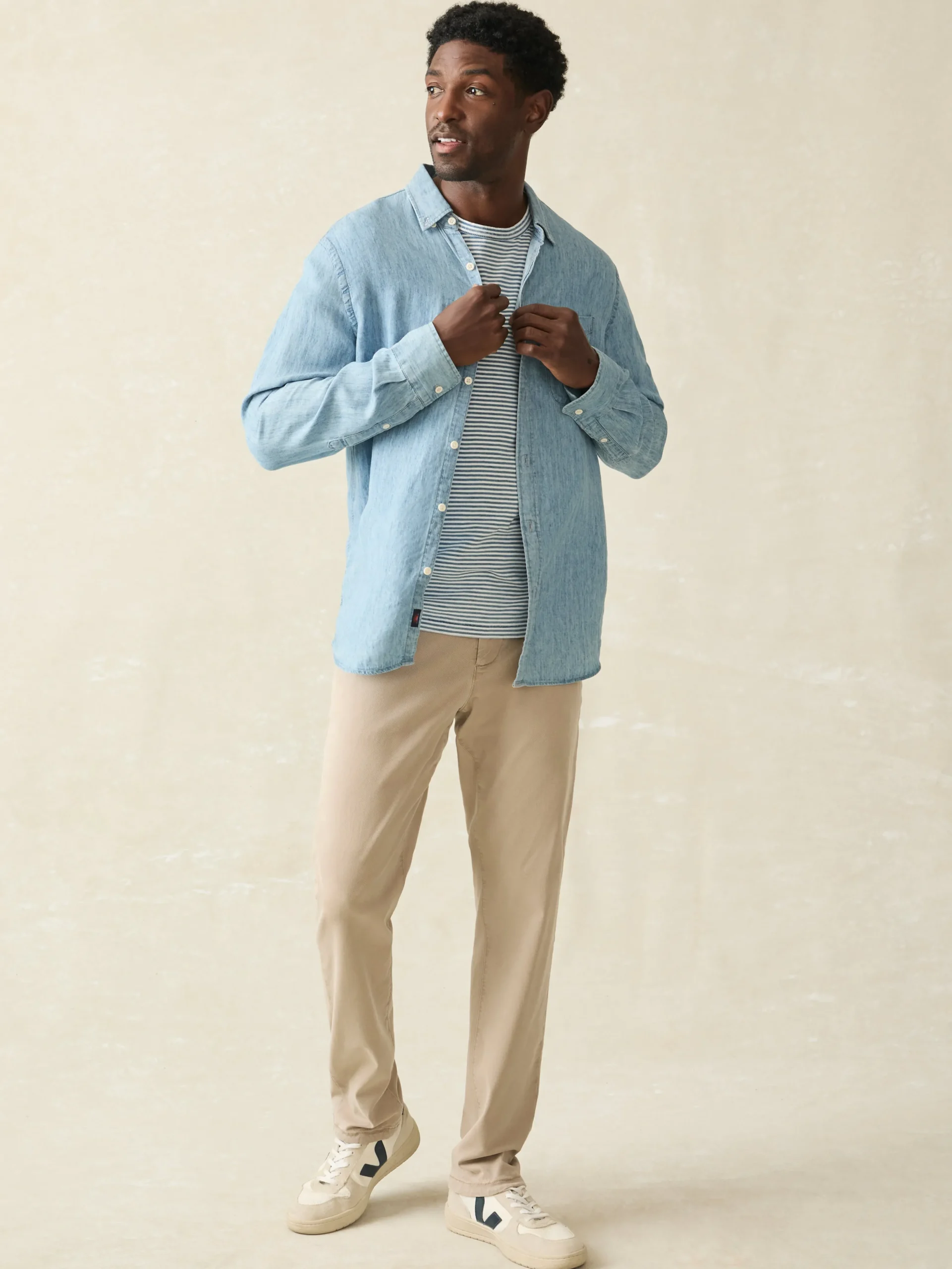 Best Tried & True Chambray Shirt (Tall) - Shirts