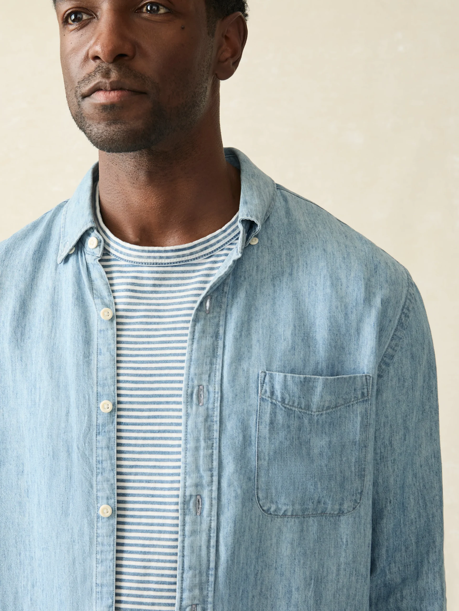 Best Tried & True Chambray Shirt (Tall) - Shirts