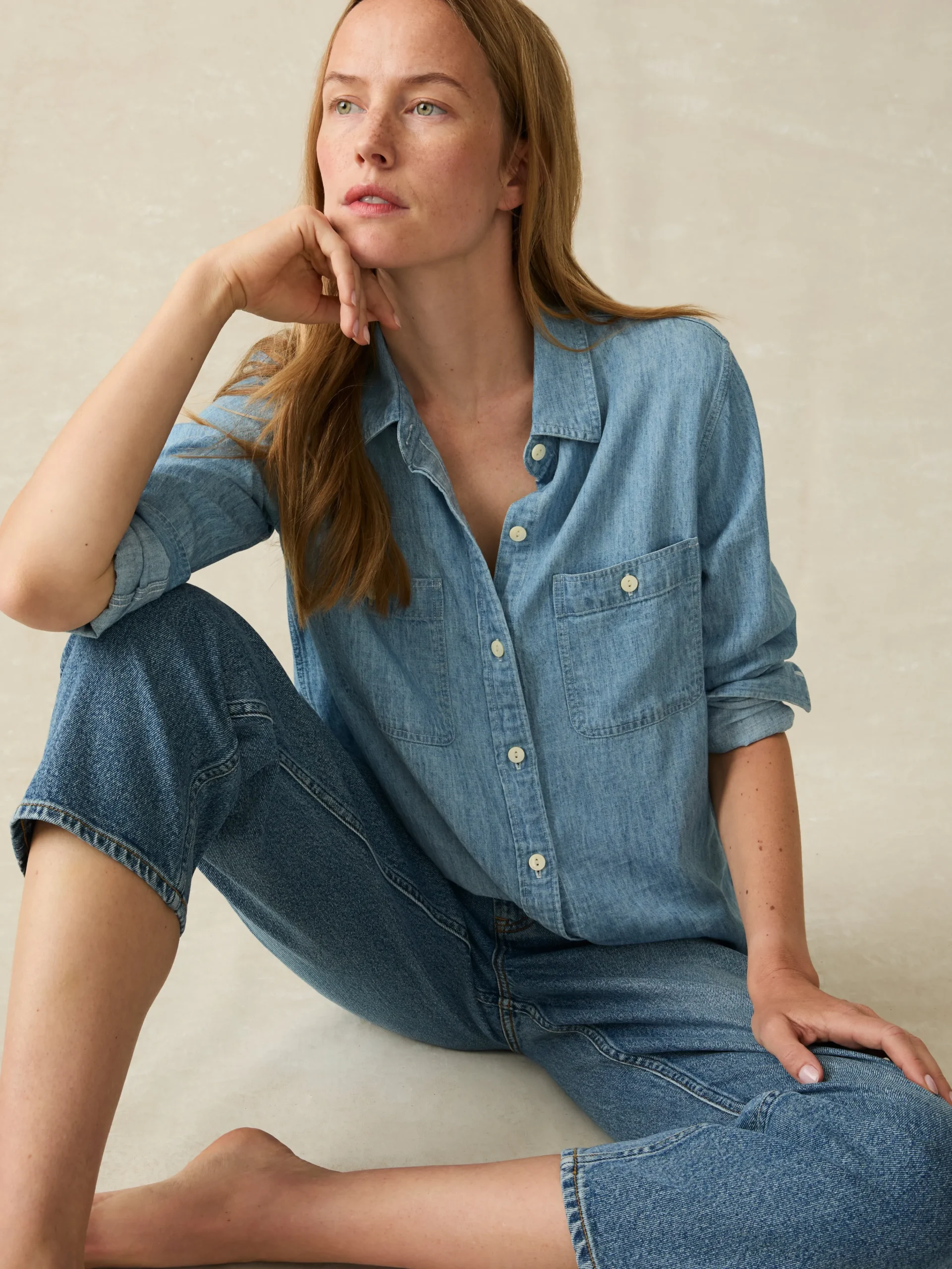 Sale Tried & True Chambray Shirt - Women Shirts & Tops