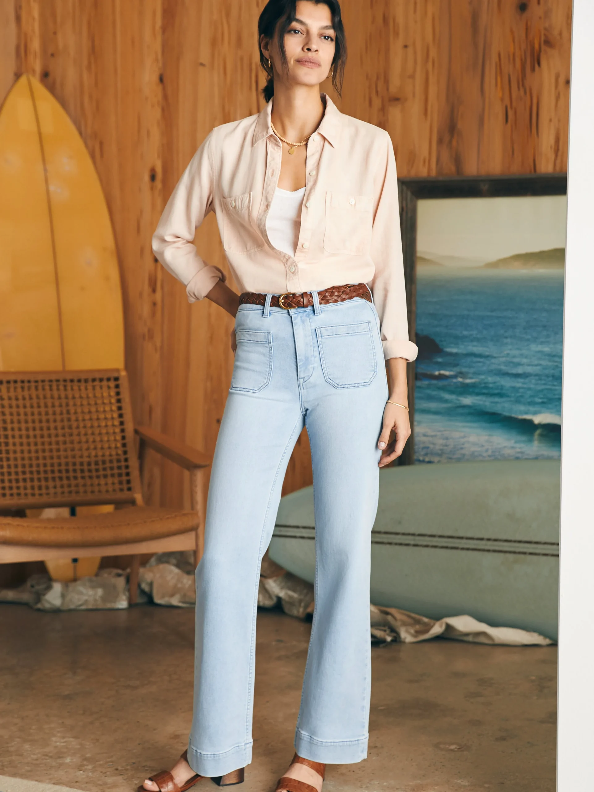 Clearance Tried & True Chambray Shirt - Women Shirts & Tops