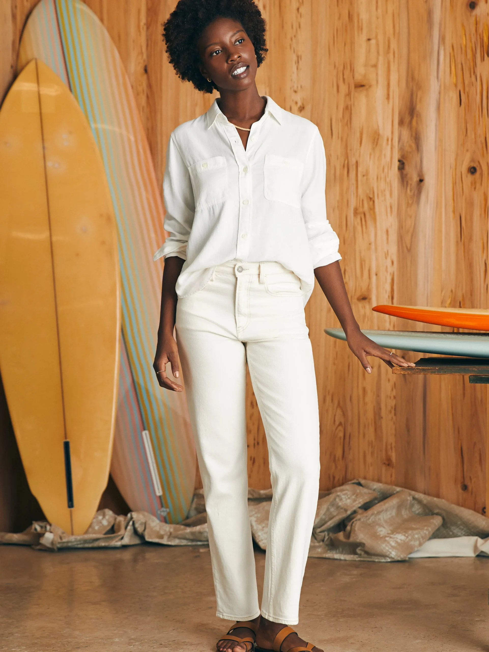 Clearance Tried & True Chambray Shirt - Women Shirts & Tops