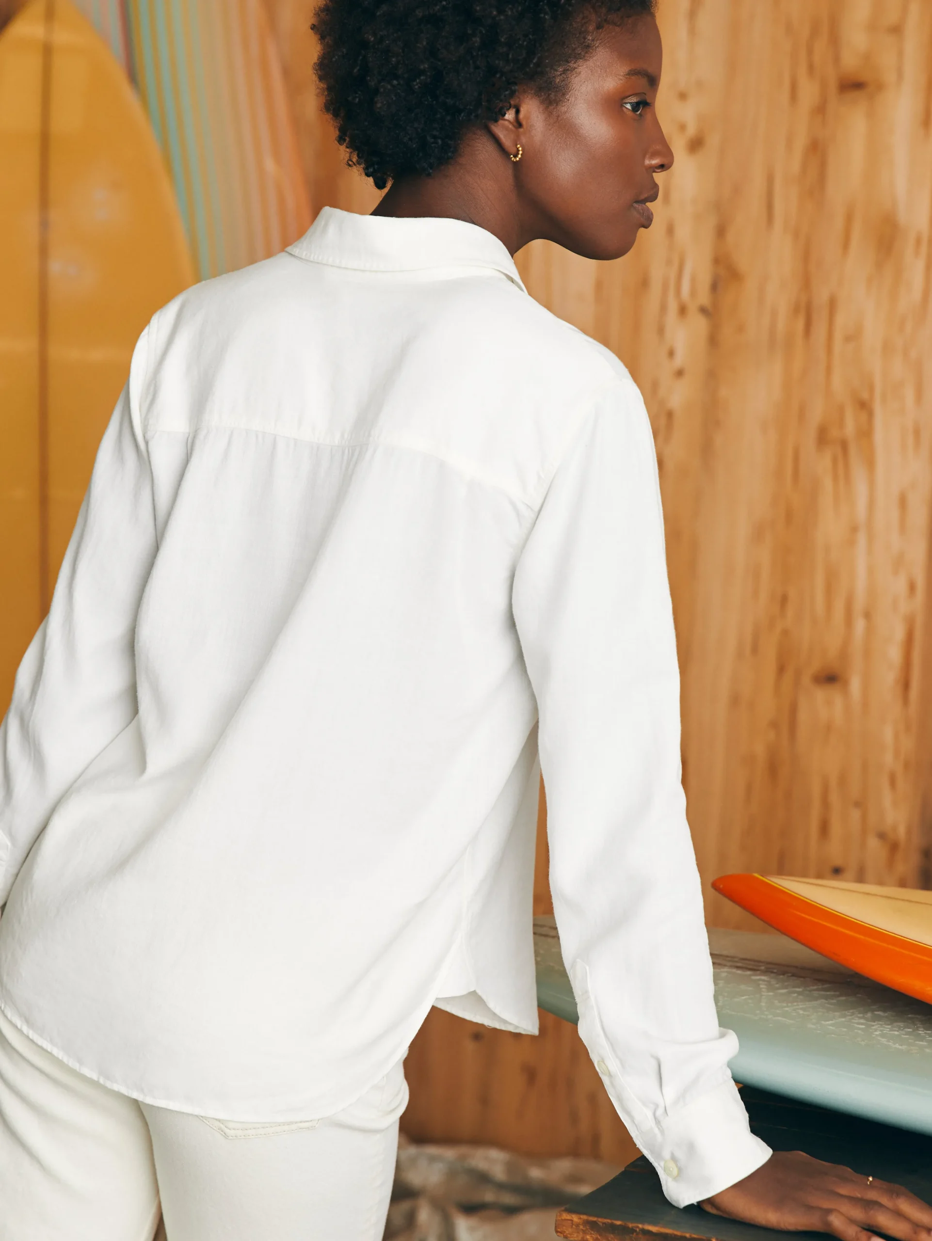 Clearance Tried & True Chambray Shirt - Women Shirts & Tops