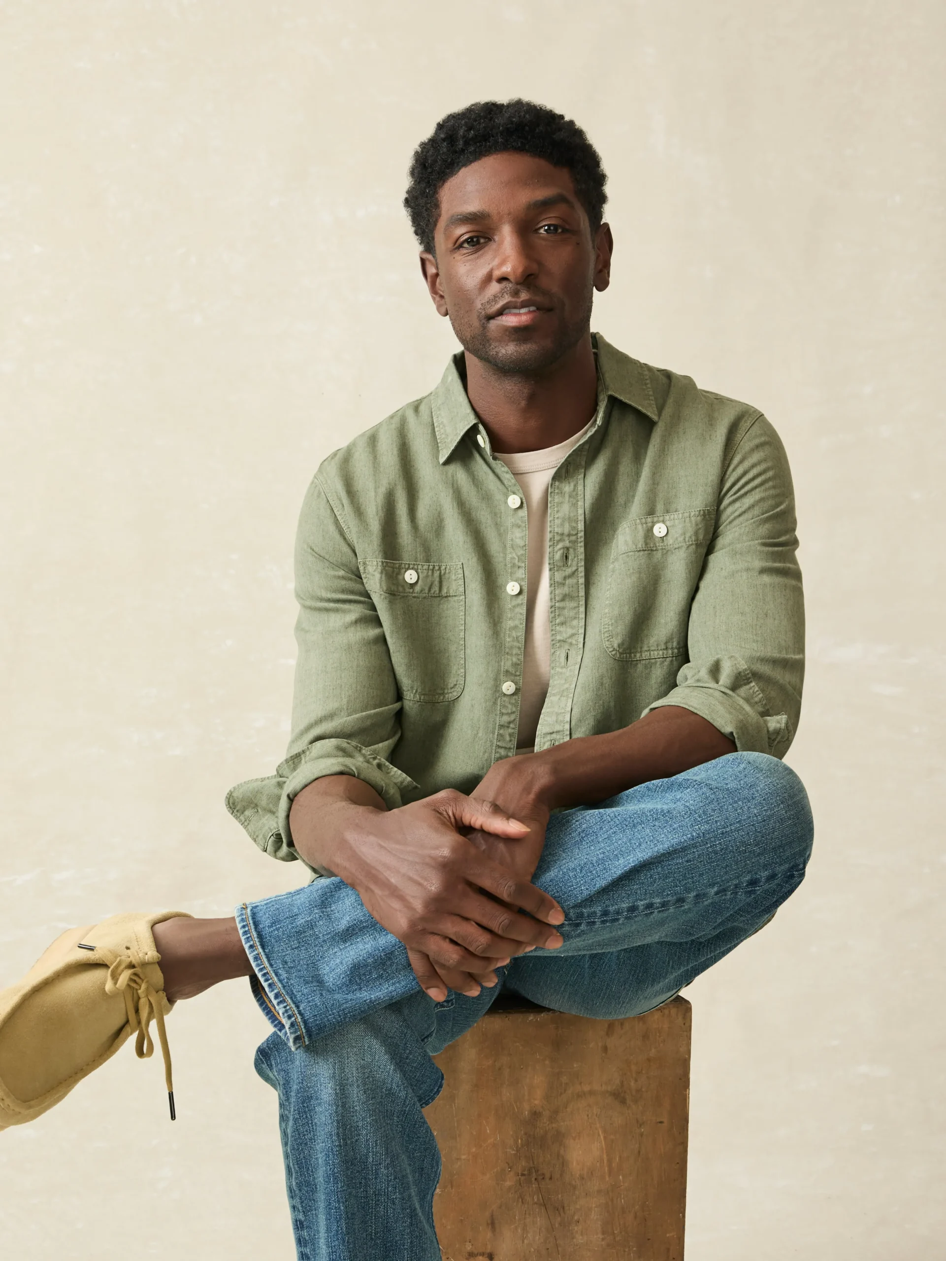 Online Tried & True Chambray Workshirt - Shirts