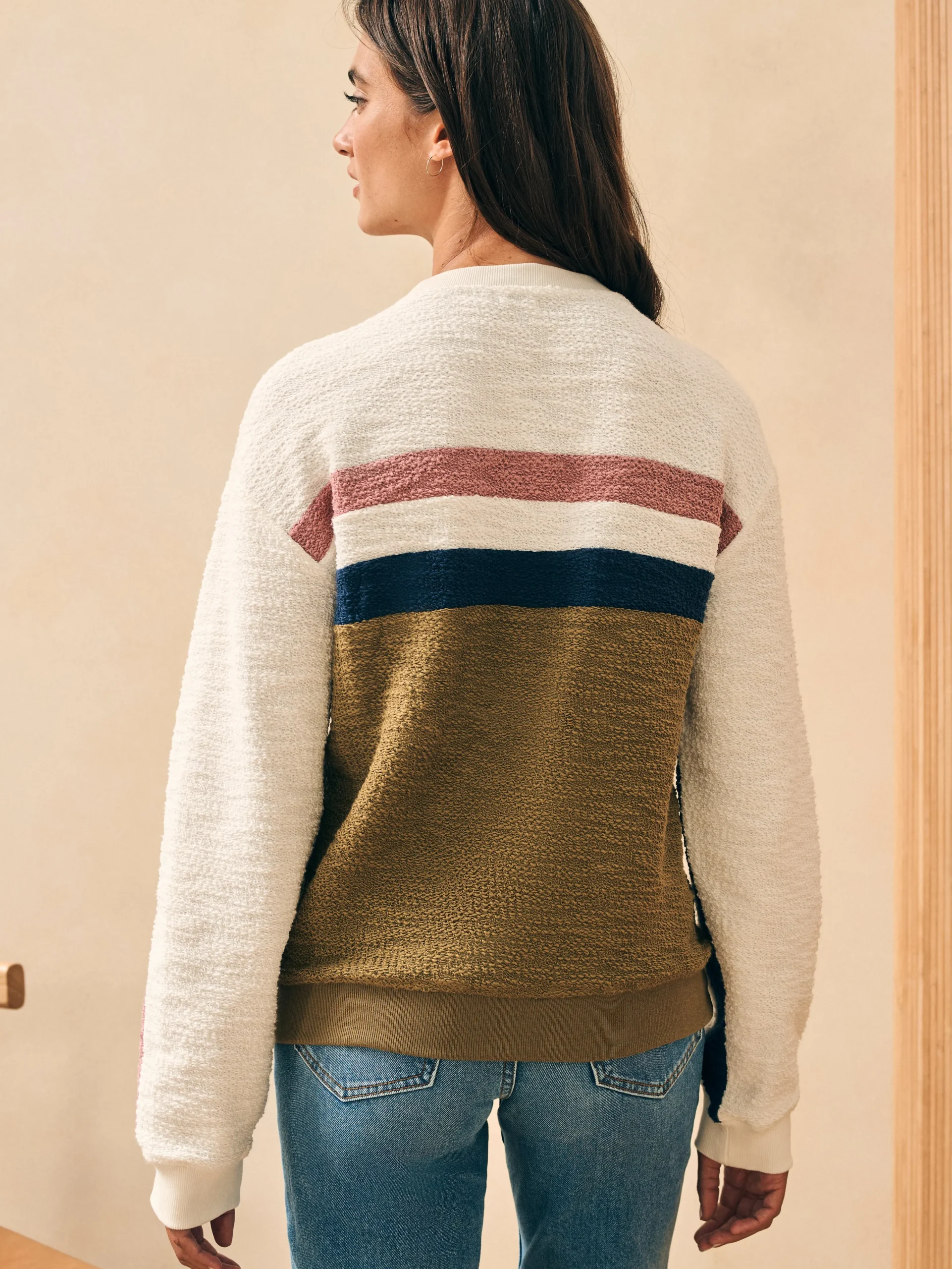 Online Vista Stripe Pullover - Women Hoodies & Sweatshirts