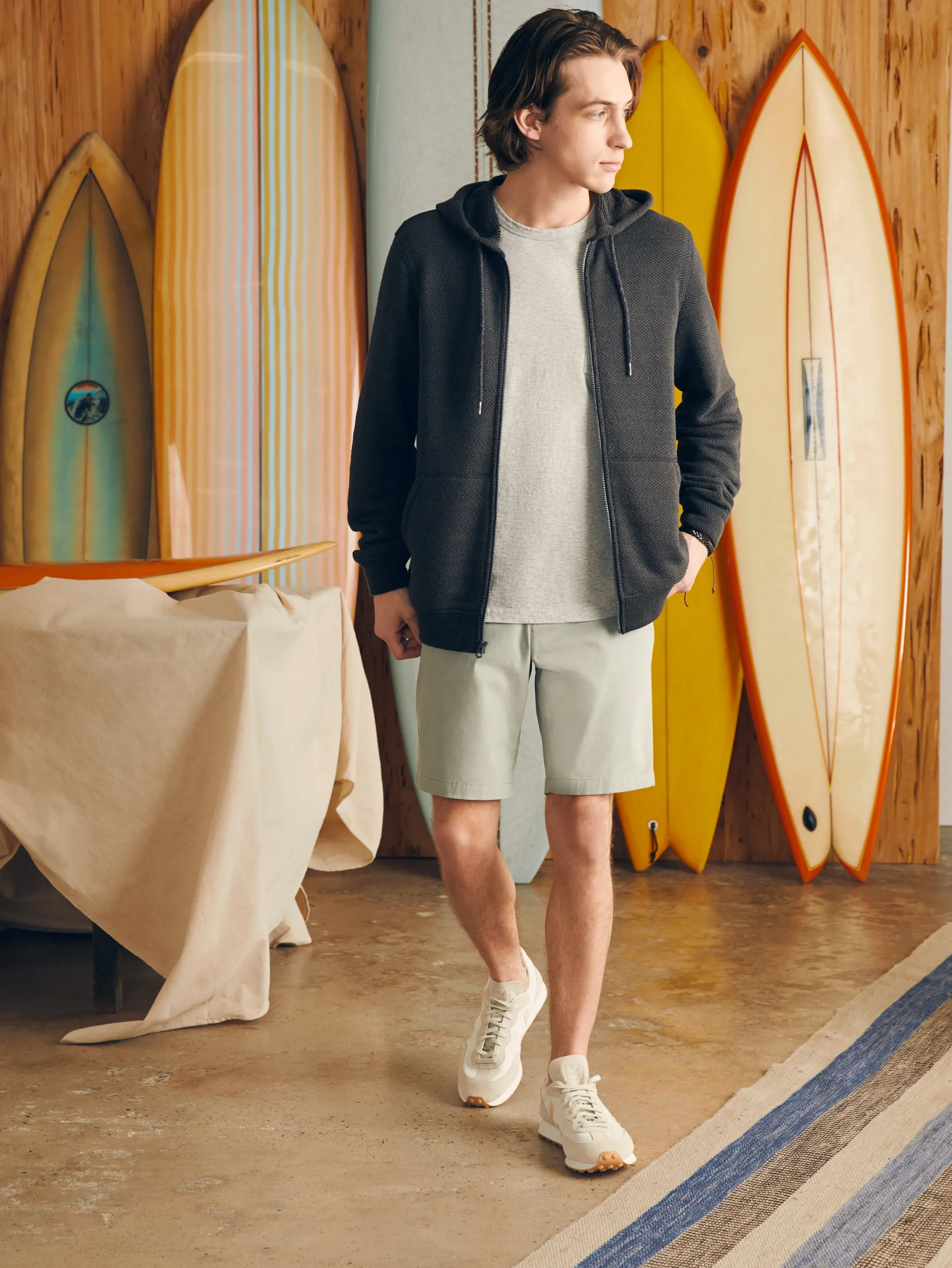 Hot Whitewater Full Zip Hoodie (Tall) - Hoodies & Sweatshirts|Lounge