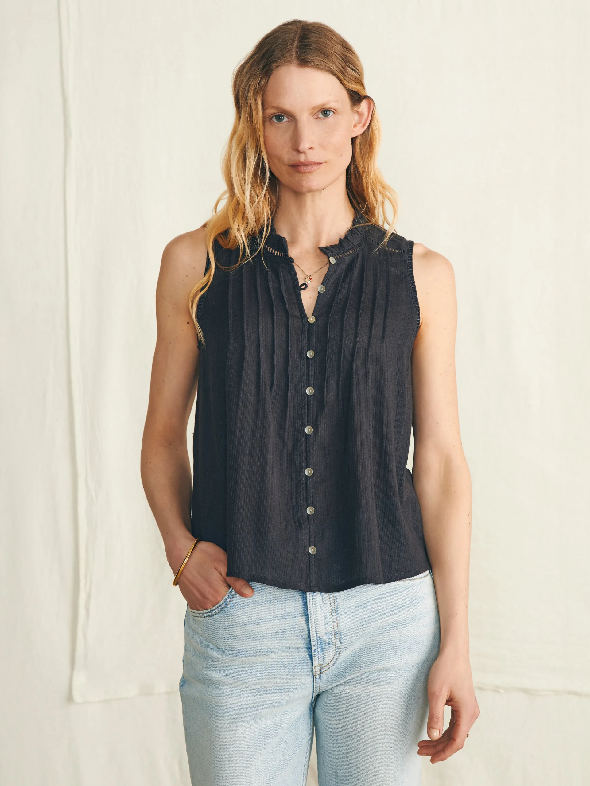 Outlet Willa Sleeveless Top - Women Shirts & Tops